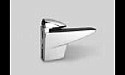 LARGE SHAPED SHELF GRIPS W=45mm H=100mm L=105mm FOR 6-38mm GLASS -CHROME- PER PAIR